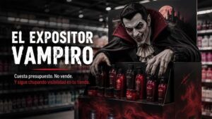 El expositor vampiro: cuando el PLV ocupa espacio, pero no impulsa la venta